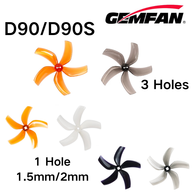 Walksnail Avatar Hd Goggles X - D90 5 شفرة المروحة D90-5 Gemfan