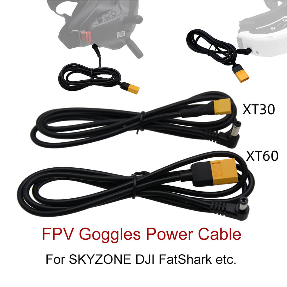 Skyzone Sky04X Pro Oled Fpv Goggles - 1.2 متر FPV نظارات كابل الطاقة