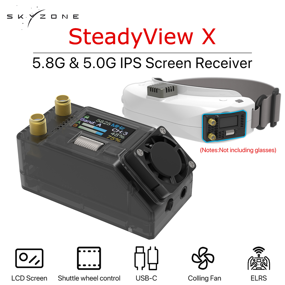 Skyzone Steadyview X Receiver Module - SKYZONE Steadyview X 5/5.8G وحدة الاستقبال