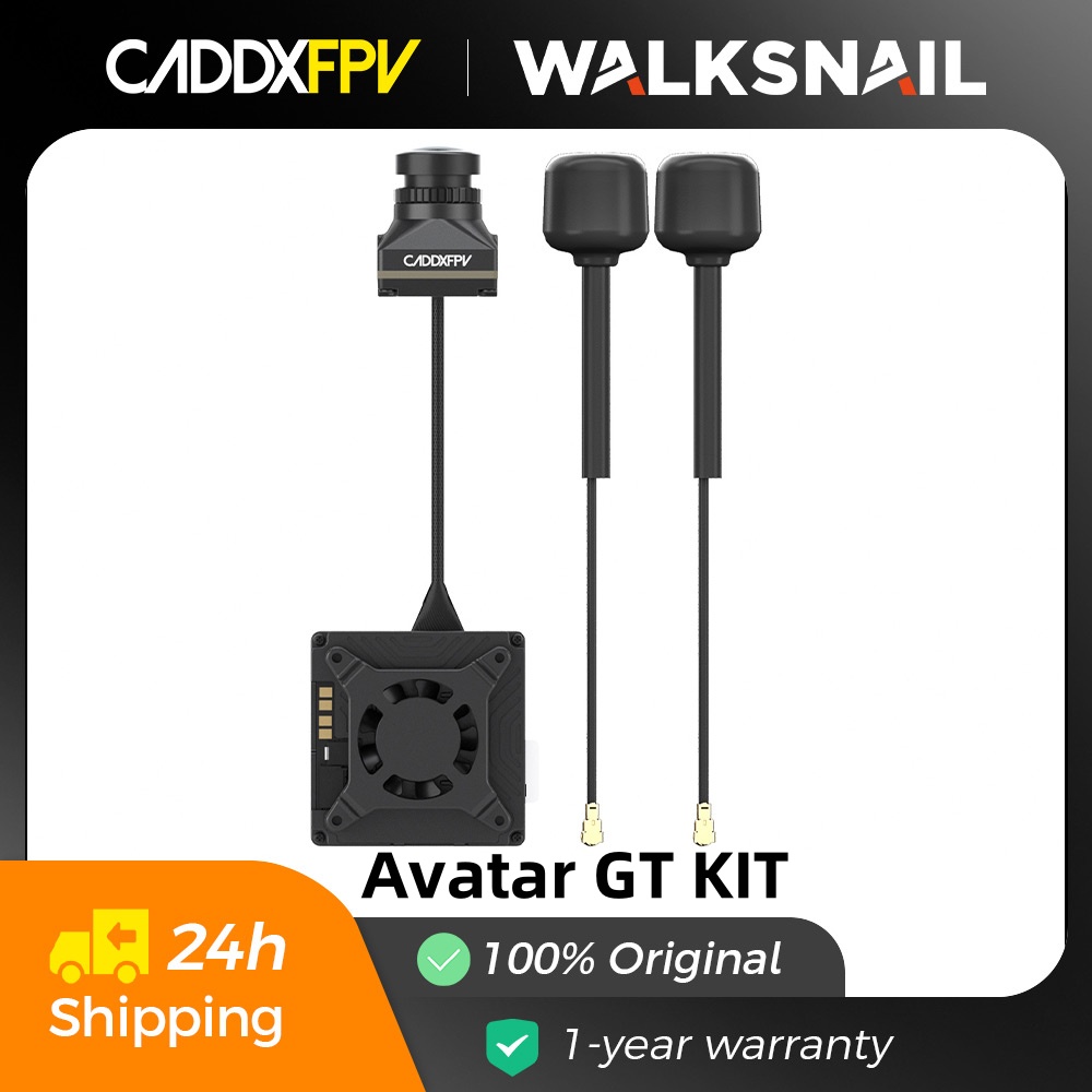 Walksnail Avatar Gt Kit 2W Vtx - طقم CaddxFPV Walksnail Avatar GT فقط،
