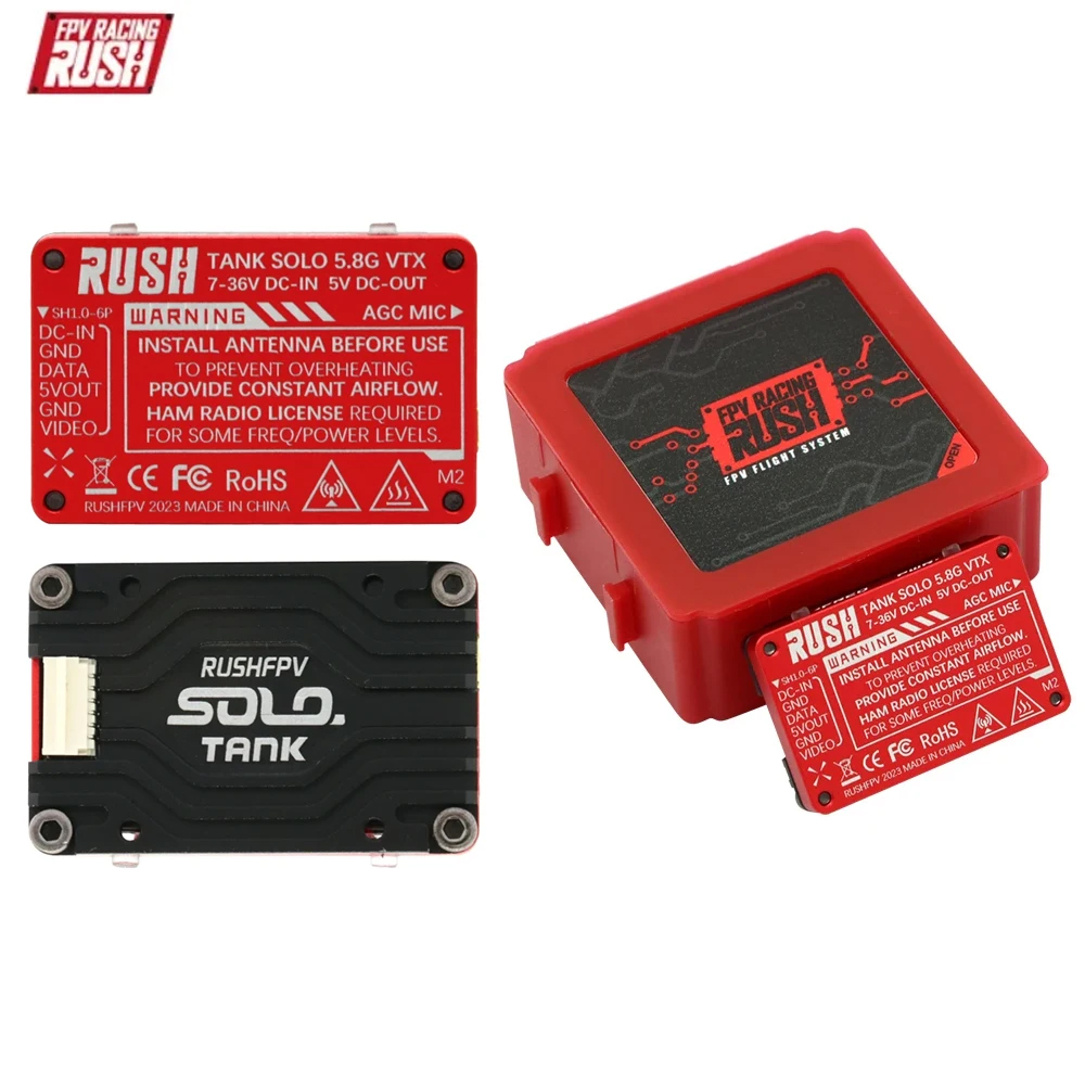 RushFPV Rush FPV Max Solo 2.5W - مراجعة Rushfpv Rush Max Solo 5.8G 2.5W Vtx وسعره