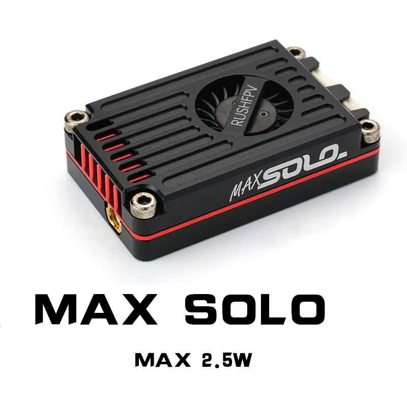RUSHFPV RUSH MAX SOLO / TANK S - مراجعة Rushfpv Rush Max Solo 5.8G 2.5W Vtx وسعره