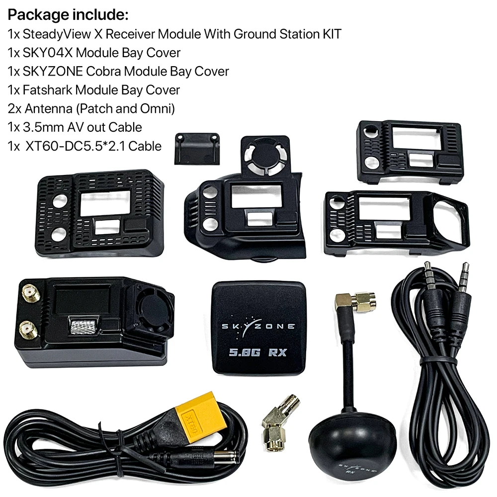 SKYZONE Steadyview X 5.0G 5.8G - مراجعة Skyzone Steadyview X Receiver Module وسعره